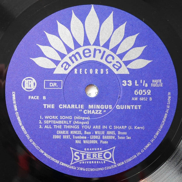 The Charles Mingus Quintet ~ Chazz! (Vinyl) - Djungel & Jazz