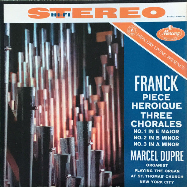 Franck - Marcel Dupré ~ Pièce Héroïque / Three Chorales (Vinyl) - Djungel & Jazz