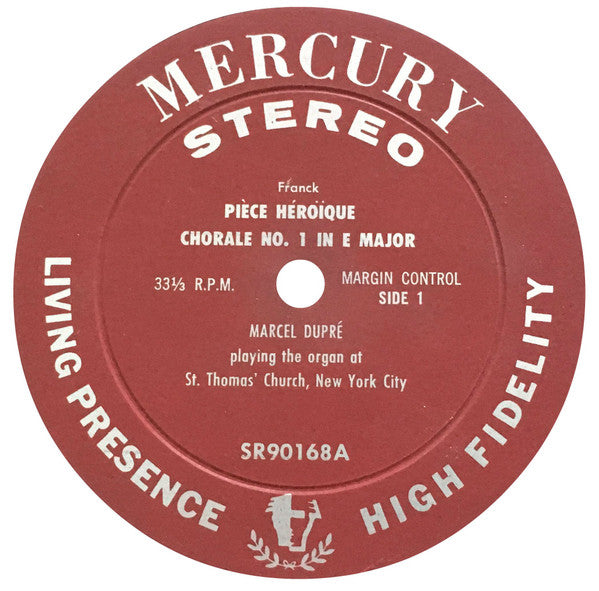 Franck - Marcel Dupré ~ Pièce Héroïque / Three Chorales (Vinyl) - Djungel & Jazz