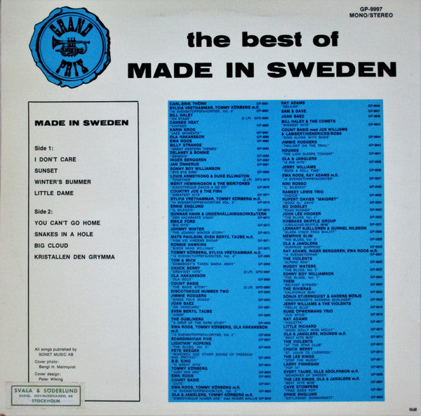 Made In Sweden ~ The Best Of Made In Sweden (Vinyl) - Djungel & Jazz