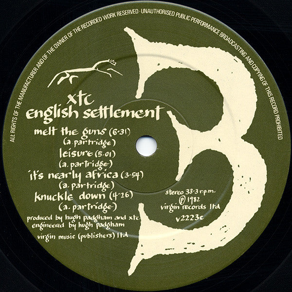 XTC ~ English Settlement (Vinyl) - Djungel & Jazz