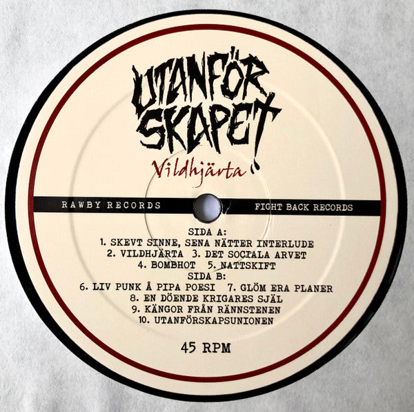 Utanför Skapet ~ Vildhjärta (Vinyl) - Djungel & Jazz