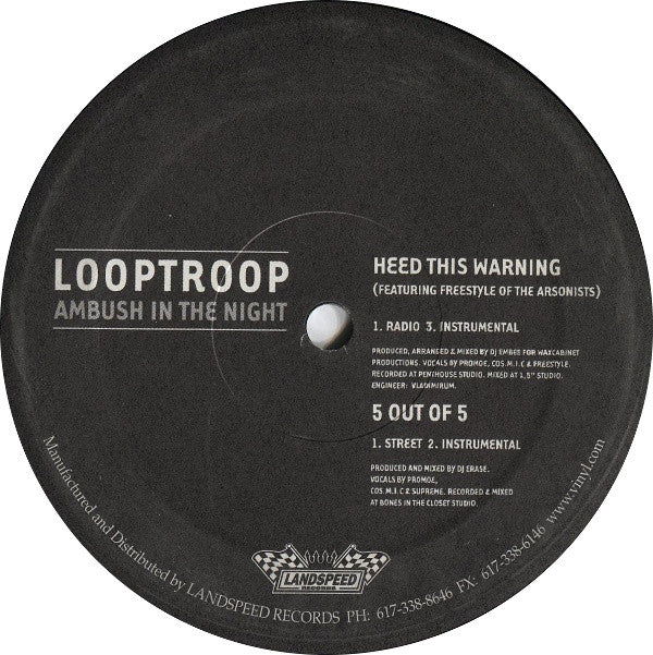 Looptroop ~ Ambush In The Night (Vinyl) - Djungel & Jazz