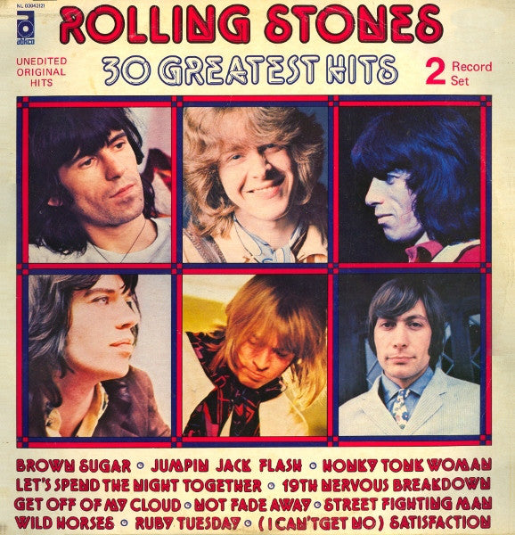 Rolling Stones* : 30 Greatest Hits (2xLP, Comp)