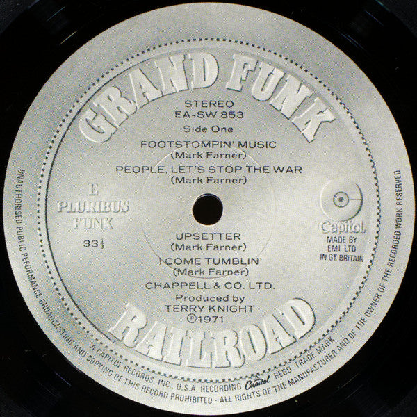 Grand Funk Railroad ~ E Pluribus Funk (Vinyl) - Djungel & Jazz