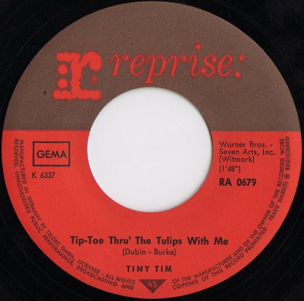Tiny Tim ~ Tip-Toe Thru' The Tulips With Me (Vinyl) - Djungel & Jazz