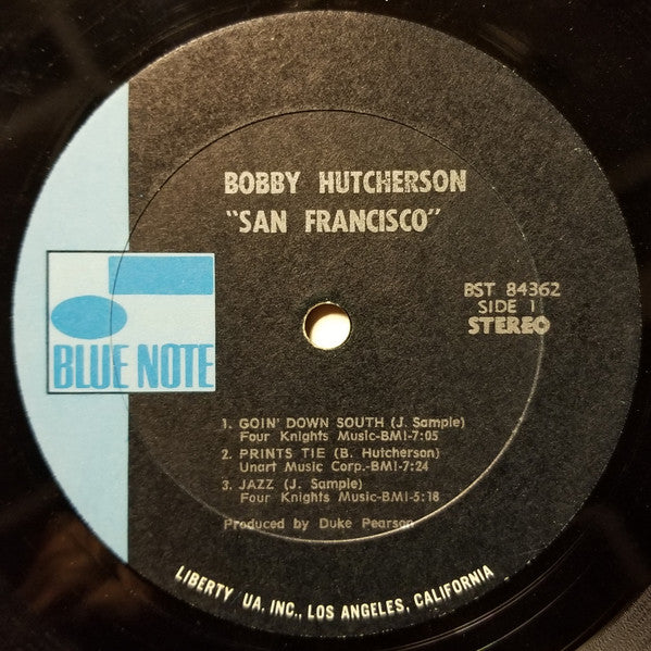 Bobby Hutcherson Featuring Harold Land : San Francisco (LP, Album)