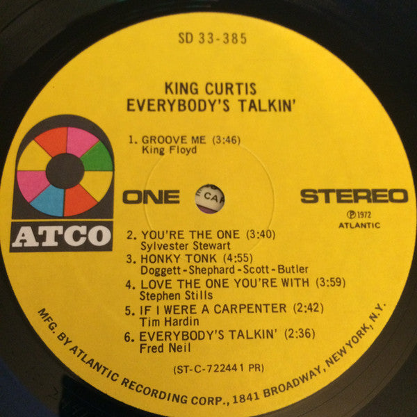 King Curtis ~ Everybody's Talkin' (Vinyl) - Djungel & Jazz