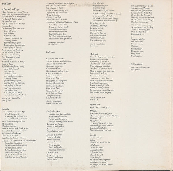 Rush ~ A Farewell To Kings (Vinyl) - Djungel & Jazz