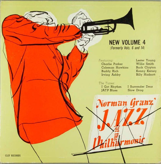 Norman Granz' Jazz At The Philharmonic ~ Norman Granz' Jazz At The Philharmonic New Volume 4 (Formerly Vols. 6 And 14) (Vinyl) - Djungel & Jazz