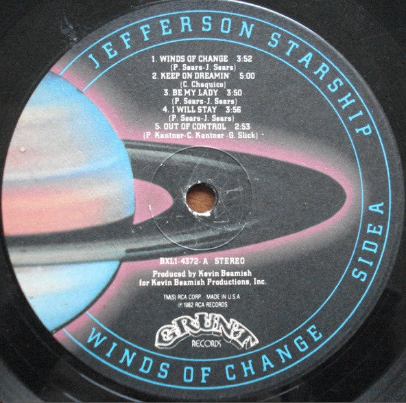 Jefferson Starship ~ Winds Of Change (Vinyl) - Djungel & Jazz