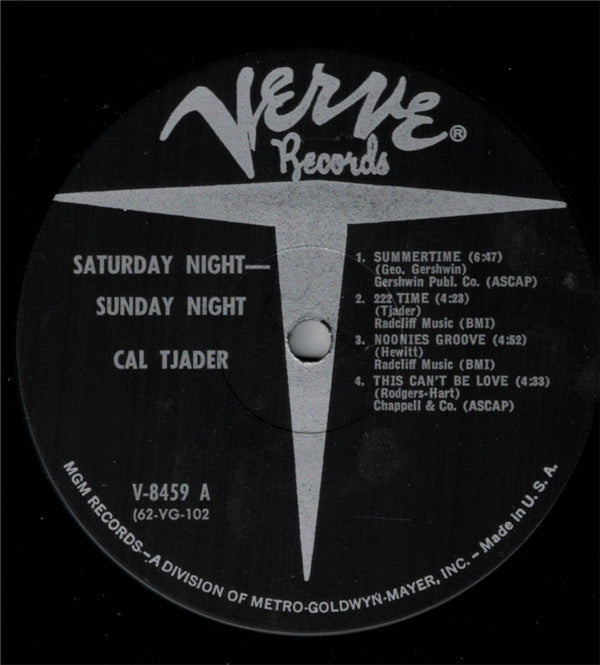 Cal Tjader Quartet ~ Saturday Night / Sunday Night At The Blackhawk, San Francisco (Vinyl) - Djungel & Jazz