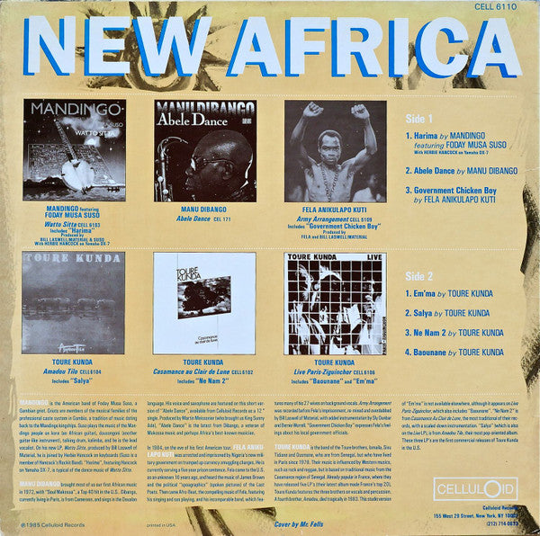 Various ~ New Africa (Vinyl) - Djungel & Jazz