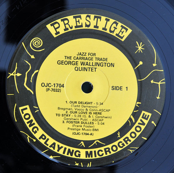 George Wallington Quintet ~ Jazz For The Carriage Trade (Vinyl) - Djungel & Jazz