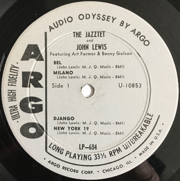 The Jazztet And John Lewis Featuring Art Farmer And Benny Golson ~ The Jazztet And John Lewis (Vinyl) - Djungel & Jazz