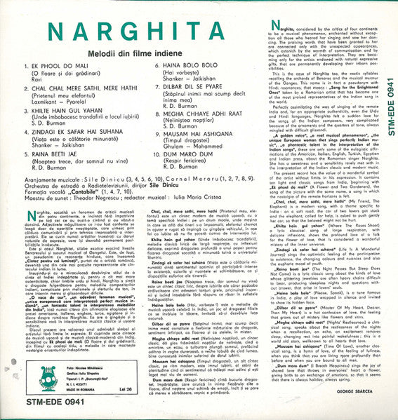 Narghita ~ Melodii Din Filme Indiene (Vinyl) - Djungel & Jazz