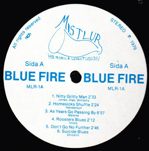 Blue Fire ~ Blue Fire (Vinyl) - Djungel & Jazz