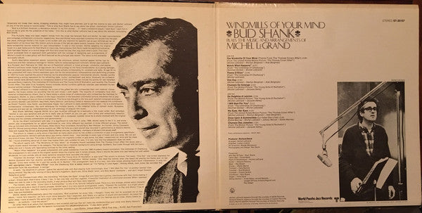 Bud Shank Plays The Music And Arrangements Of Michel LeGrand ~ Windmills Of Your Mind (Vinyl) - Djungel & Jazz