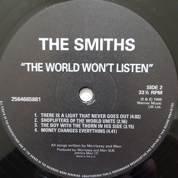 The Smiths ~ The World Won't Listen (Vinyl) - Djungel & Jazz