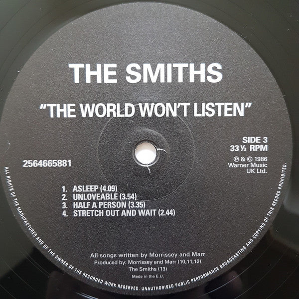 The Smiths ~ The World Won't Listen (Vinyl) - Djungel & Jazz