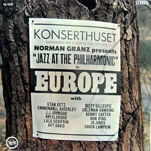 Various ~ Jazz At The Philharmonic In Europe (Vinyl) - Djungel & Jazz