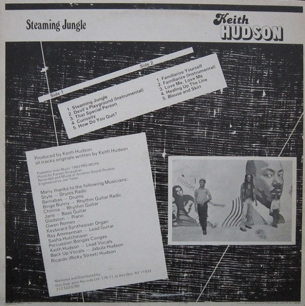 Keith Hudson : Steaming Jungle (LP, Album)