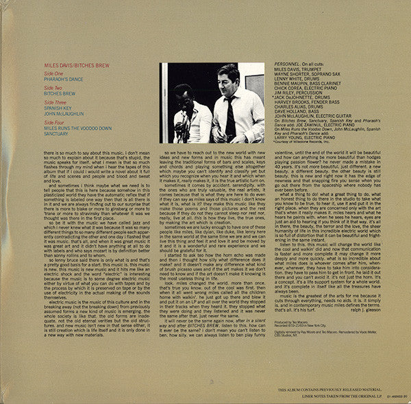 Miles Davis : Bitches Brew (2xLP, Album, RE, RM)