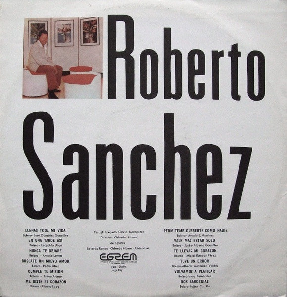 Roberto Sanchez ~ Roberto Sanchez (Vinyl) - Djungel & Jazz