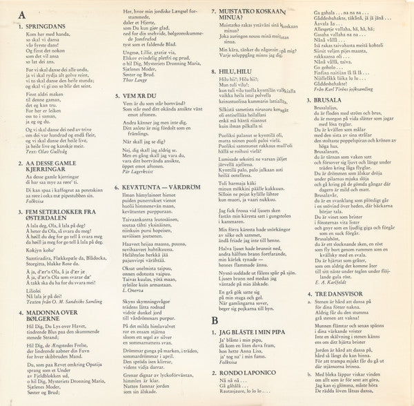 Luleå Kammarkör ~ Rondo Laponico: Contemporary Scandinavian Choir Music (Vinyl) - Djungel & Jazz