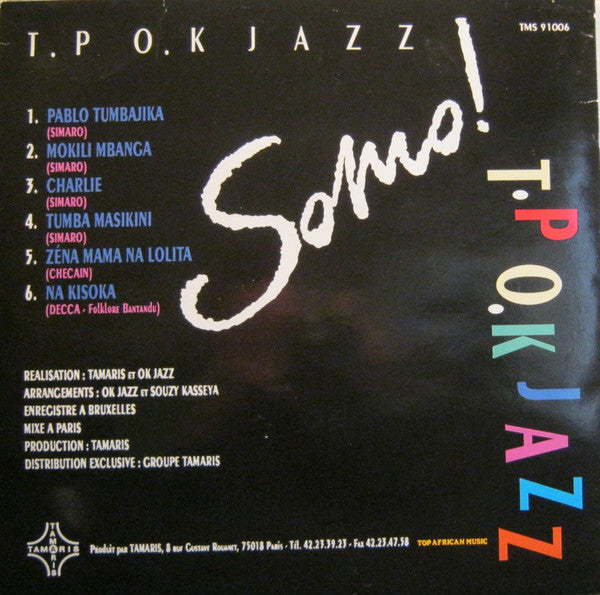 Orchestre T.P.O.K. Jazz ~ Somo ! (Vinyl) - Djungel & Jazz