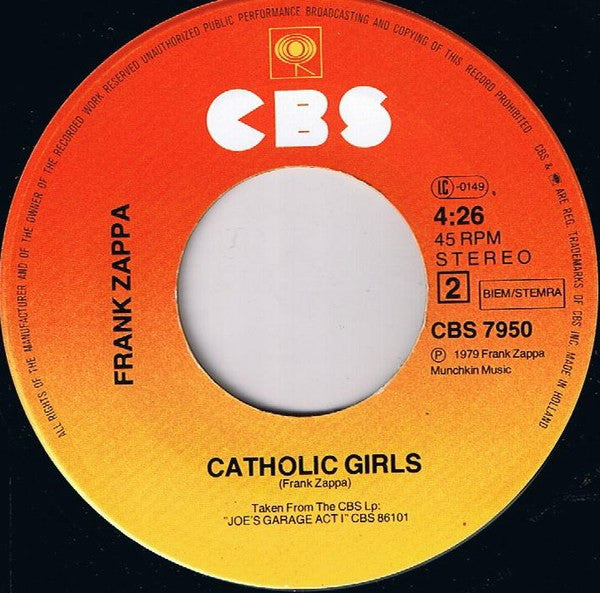 Frank Zappa ~ Joe's Garage (Vinyl) - Djungel & Jazz