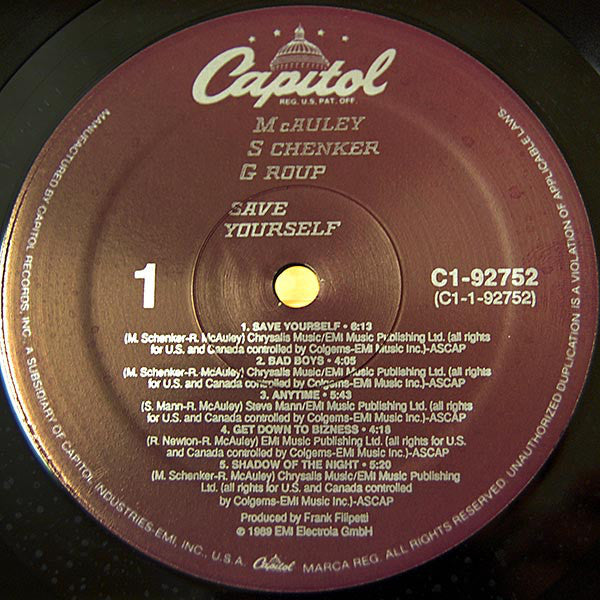 McAuley Schenker Group ~ Save Yourself (Vinyl) - Djungel & Jazz