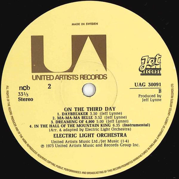 Electric Light Orchestra : On The Third Day (LP, Album, RE)