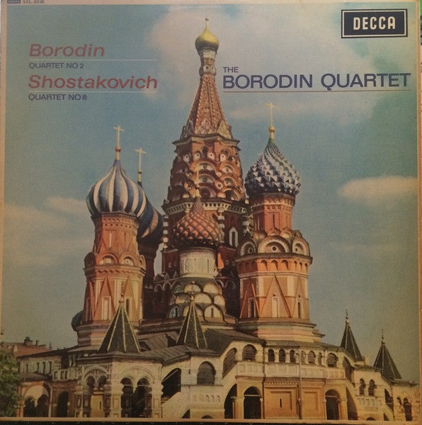 Borodin String Quartet - Alexander Borodin / Dmitri Shostakovich ~ Quartet No 2 / Quartet No 8 (Vinyl) - Djungel & Jazz