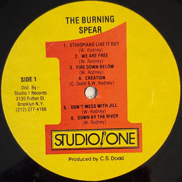 Burning Spear : Burning Spear (LP, Album, RE)