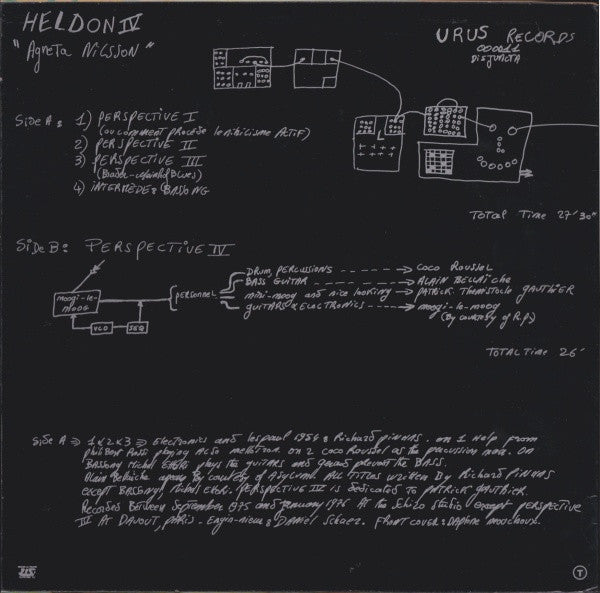 Heldon ~ Heldon IV "Agneta Nilsson" (Vinyl) - Djungel & Jazz