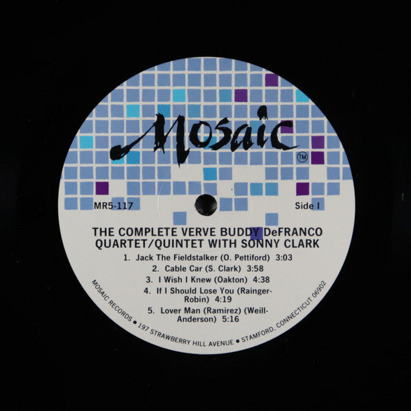 The Buddy DeFranco Quartet / Quintet With Sonny Clark ~ The Complete Verve Recordings Of The Buddy De Franco Quartet / Quintet With Sonny Clark (Vinyl) - Djungel & Jazz