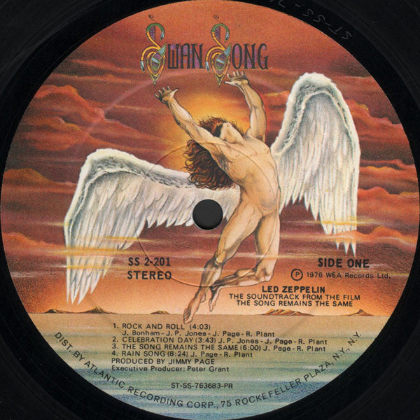 Led Zeppelin : The Soundtrack From The Film The Song Remains The Same (2xLP, Album, PR)