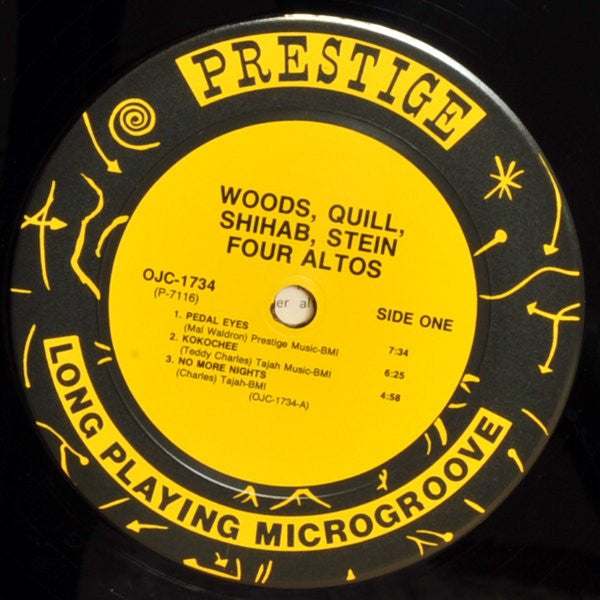 Phil Woods, Gene Quill, Sahib Shihab, Hal Stein ~ Four Altos (Vinyl) - Djungel & Jazz
