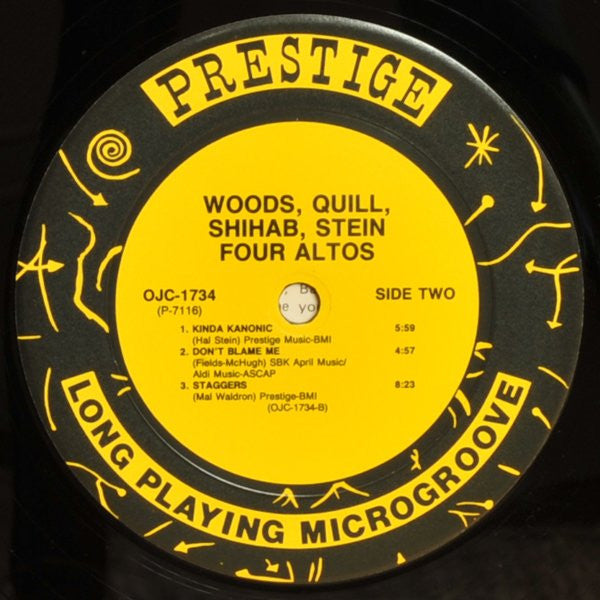 Phil Woods, Gene Quill, Sahib Shihab, Hal Stein ~ Four Altos (Vinyl) - Djungel & Jazz