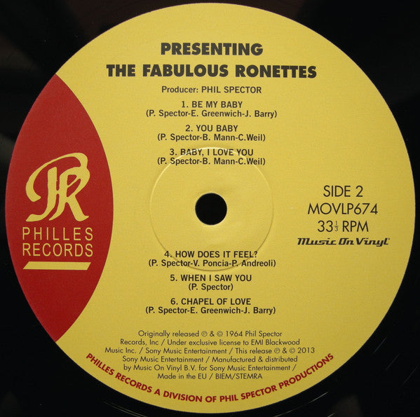The Ronettes Featuring Veronica ~ Presenting The Fabulous Ronettes-Featuring Veronica (Vinyl) - Djungel & Jazz