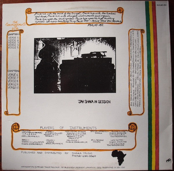 Jah Shaka : The Commandments Of Dub (LP, Album)