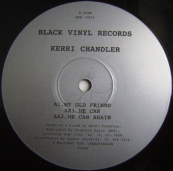 Kerri Chandler : My Old Friend (12")
