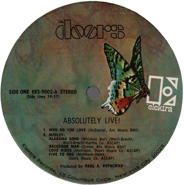 The Doors ~ Absolutely Live (Vinyl) - Djungel & Jazz