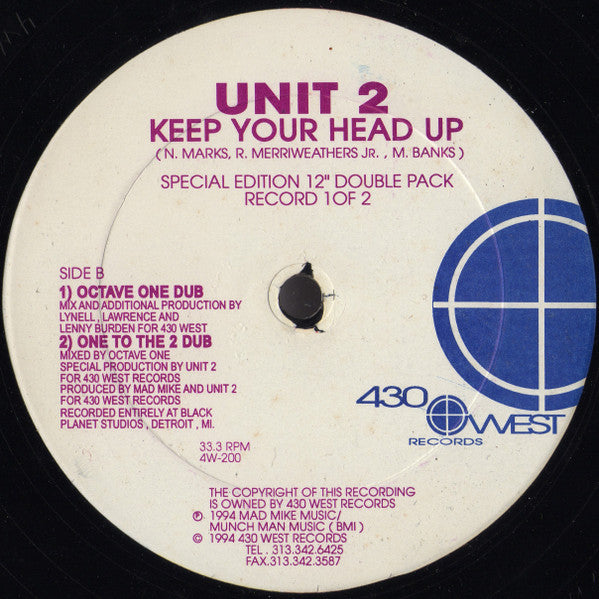 Unit 2 : Keep Your Head Up (2x12", S/Edition)