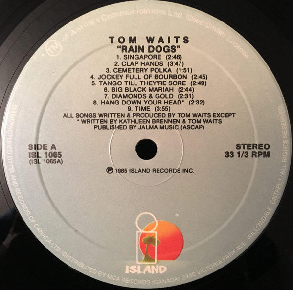 Tom Waits ~ Rain Dogs (Vinyl) - Djungel & Jazz