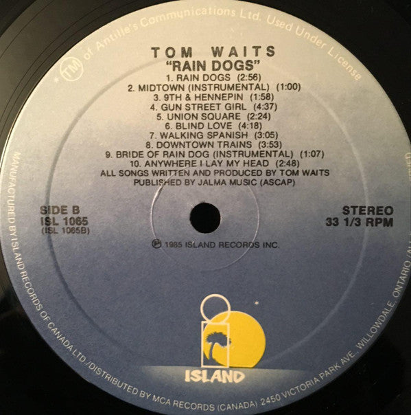 Tom Waits ~ Rain Dogs (Vinyl) - Djungel & Jazz