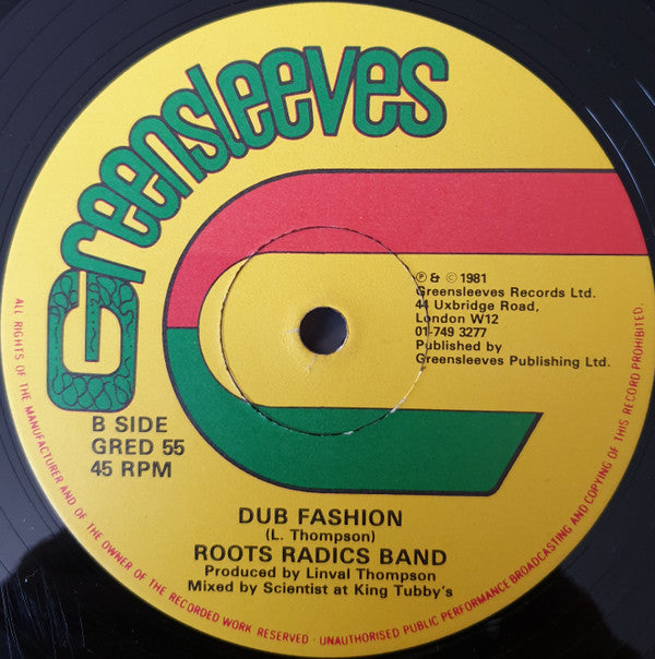 Sammy Dread & Saddle Dread / Roots Radics Band ~ Follow Fashion / Dub Fashion (Vinyl) - Djungel & Jazz