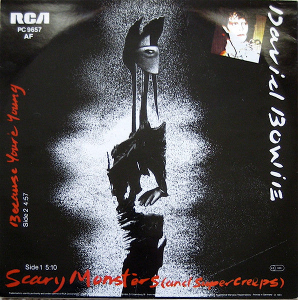 David Bowie ~ Scary Monsters (And Super Creeps) / Because You're Young (Vinyl) - Djungel & Jazz
