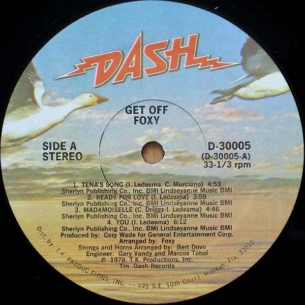 Foxy ~ Get Off (Vinyl) - Djungel & Jazz